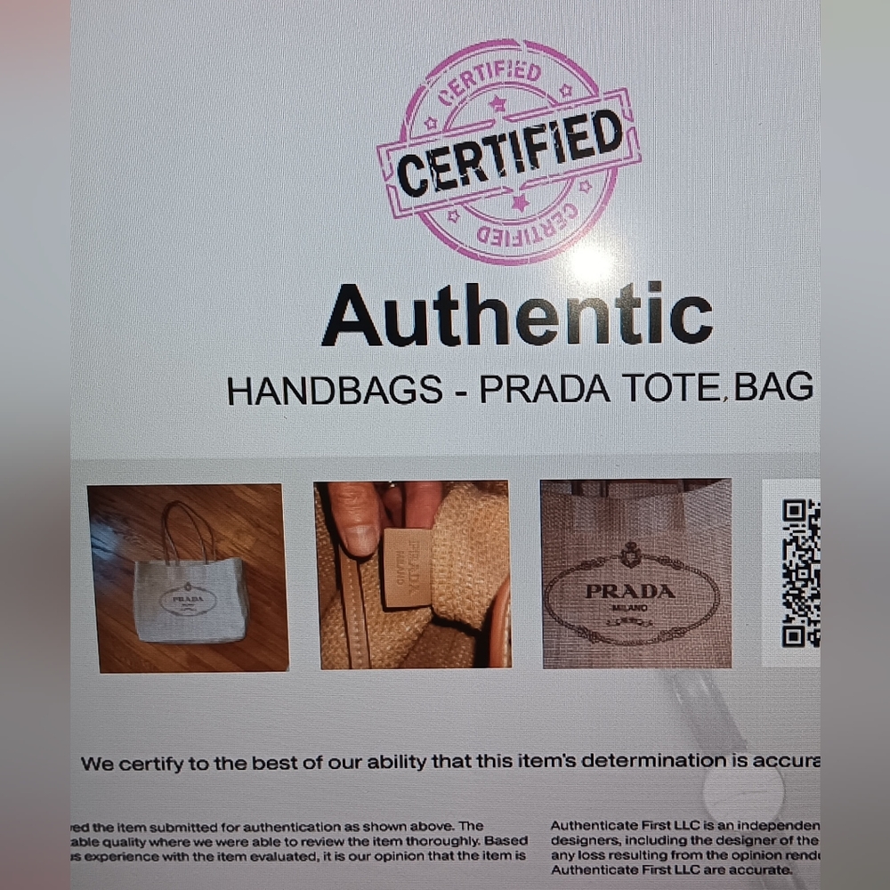 π Prada Raffia Beach Tote β±οΈ - Picture 13 of 14